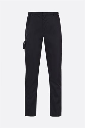 PRADA トライアングルロゴポーチ付き リナイロン スリムパンツ