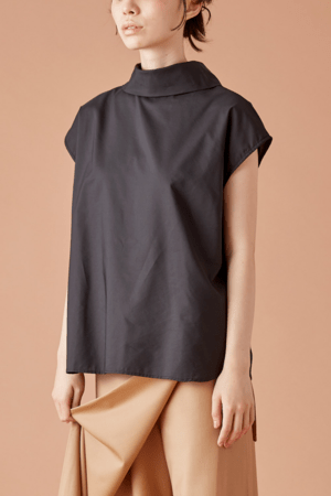 canaco_ HIGH NECK BLOUSE（S-094)