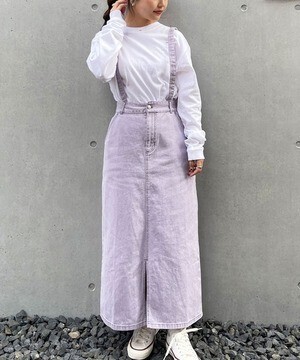 frunco バックリボンツイルジャンスカ