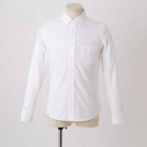 AZ by junhashimoto 【S-112】SIDE RIB JERSEY SHIRT ホワイト M