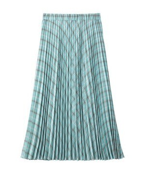 MILKFED. PLAID PLEATED SKIRT