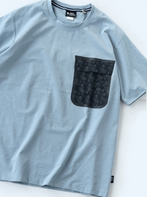 gym master ストレッチドライハッピーペイントポケットTee