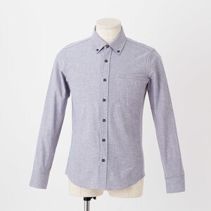 AZ by junhashimoto 【S-112】SIDE RIB JERSEY SHIRT ネイビー