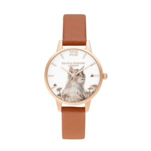 OLIVIA BURTON Illustrated Animals - Vegan Honey Tan & RG