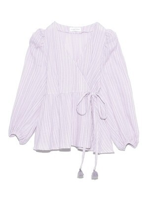 SNIDEL HOME オーガニックコットンWガーゼカシュクールトップス
