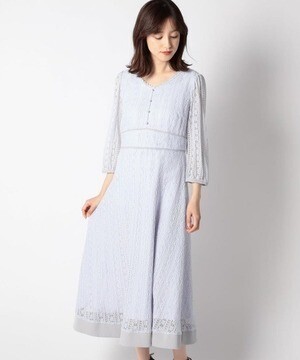 MISCH MASCH 胸下切り替えレースワンピース