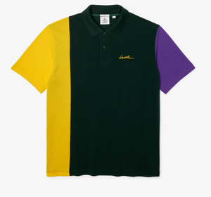 LACOSTE L!VE カラーブロッキングポロシャツ