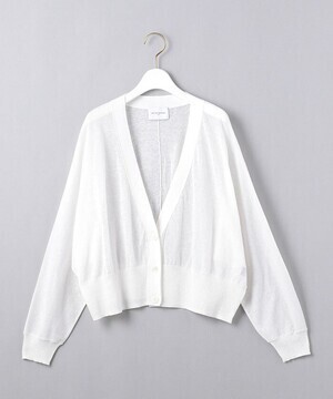UNITED ARROWS UWCC C/LI/N ドルマン ショート カーディガン