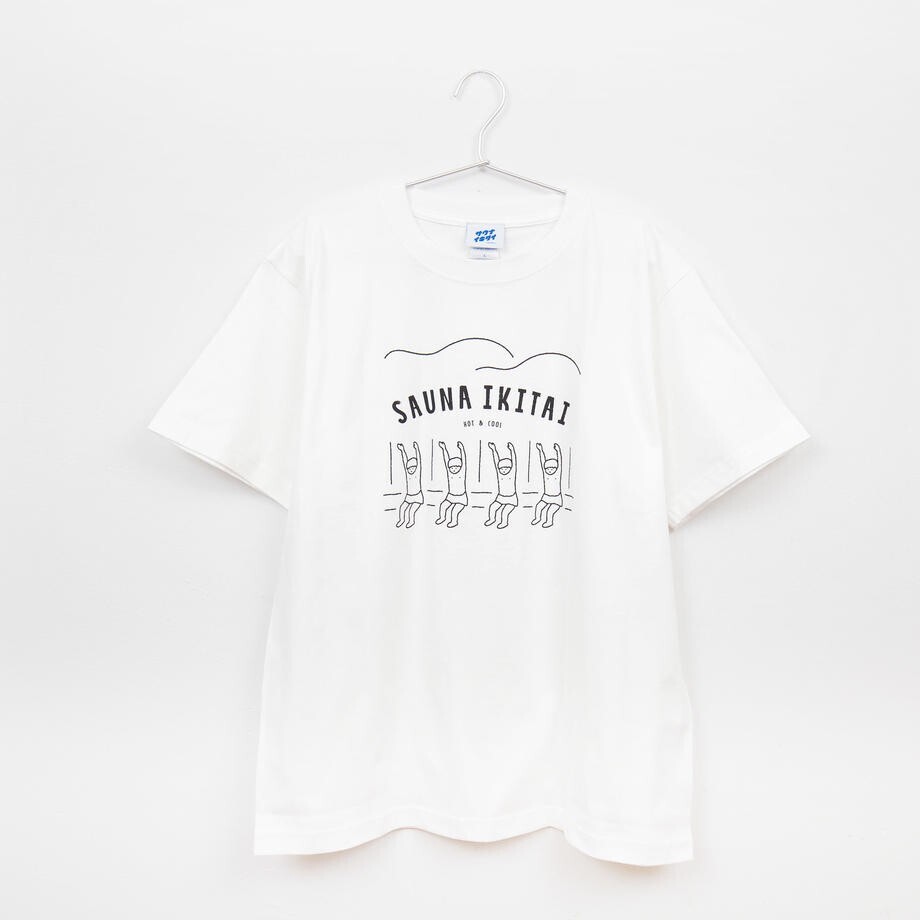 サウナイキタイ 熱波うける君Tシャツ