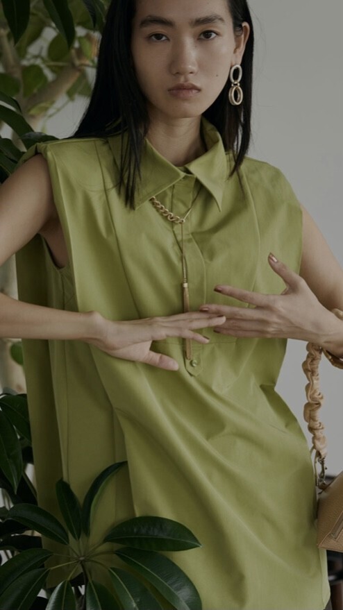 AMERI MINIMAL BOX BLOUSE