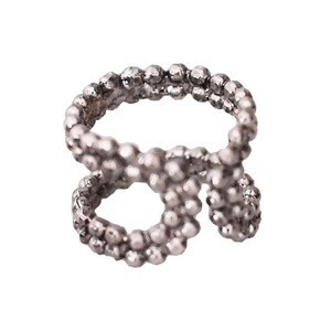 ADER.bijoux CUT STEEL ring