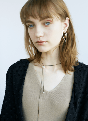 ROOM pearl tie necklace