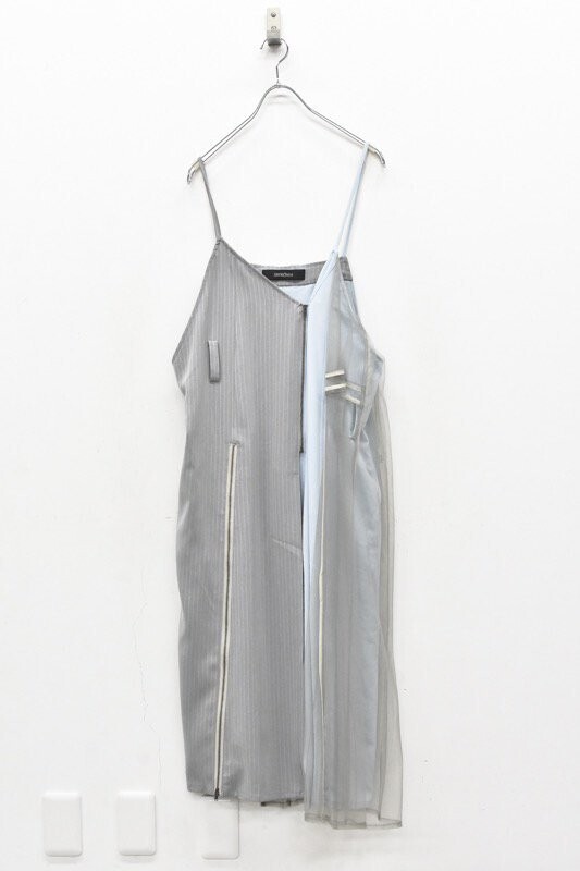 SHIROMA no sleeve asymmetric dress