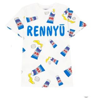 PUNYUS フード総柄Tシャツ