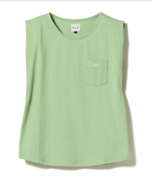 Lee ノースリーブ クルーネック Tシャツ