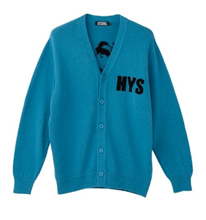 HYSTERIC GLAMOUR I LOVE 84編込 カーディガン