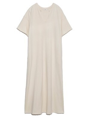 emmi 【emmi atelier】オーガニックコットン裏毛ワンピース