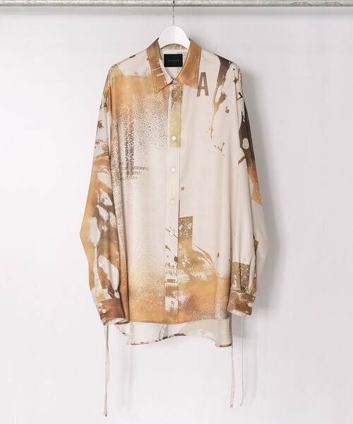 Wizzard L/S PRINT SLIT SHIRTS