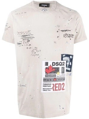 Dsquared2 ロゴパッチ Tシャツ
