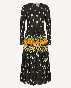 RED VALENTINO Flower Explosion プリント ドレス