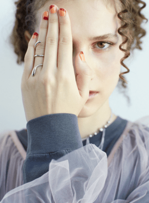ROOM winding ivy metal ring