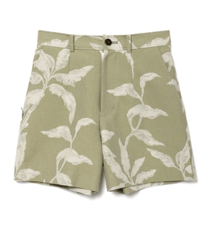 Seagreen LEAF JQ SHORTS
