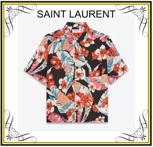 SAINT LAURENT 【Saint Laurent】ハワイアンシャツ (Saint Laurent/シャツ) 638555Y01FB9755【BUYMA】