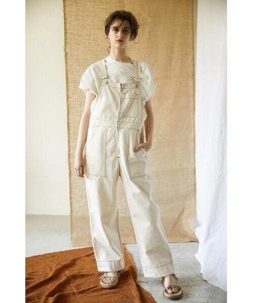 BLACK BY MOUSSY stitch overall