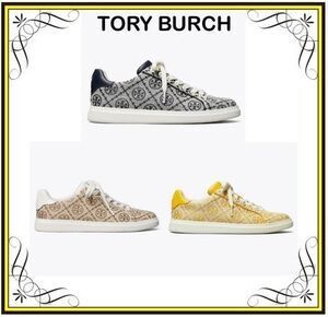 Tory Burch 【TORY BURCH】ハウエル Tモノグラム コート スニーカー (Tory Burch/スニーカー) 81249【BUYMA】