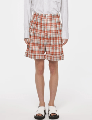 PLAN C TARTAN SHORTS Cady and cotton
