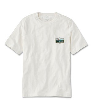 L.L.Bean レイクウォッシュ・オーガニック・コットン・グラフィック・ティ ジャパン・フィット