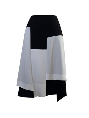 barakabaracca Patchwork midi skirt