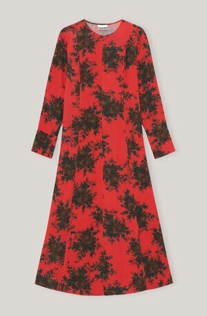 GANNI ECOVERO MAXI DRESS
