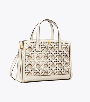 Tory Burch ウォーカー バスケットウィーブ スモール サッチェル