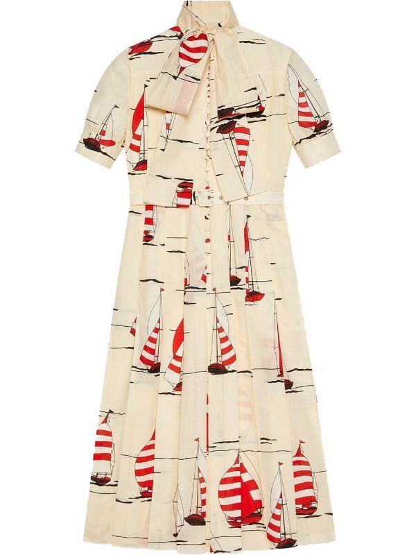 Gucci プリント ドレス