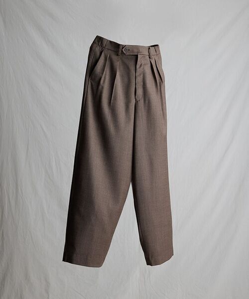 LIDNM WOOL BAGGY TROUSERS