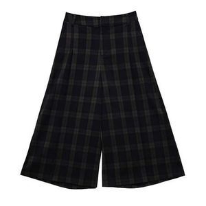 LADYMADE Check Flair Gaucho Pants