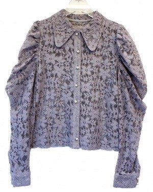 Honey mi Honey lace puffsleeve blouse