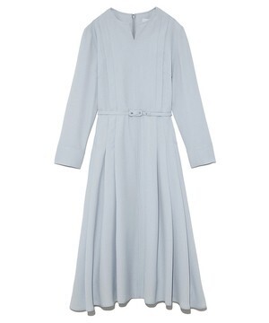 CELFORD バックサテンタックワンピース