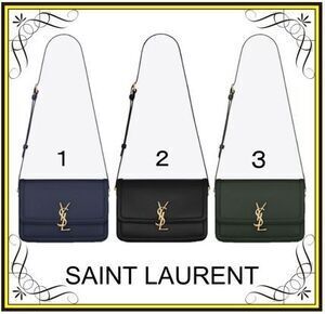 SAINT LAURENT 【Saint Laurent】ソルフェリーノ 全９色 (Saint Laurent/ショルダーバッグ・ポシェット) 6343050SX0W1000  6343050SX0W6008  6343050SX0W4147【BUYMA】