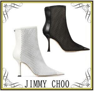 JIMMY CHOO 【Jimmy Choo】NAIDOO 90 アンクルブーツ (Jimmy Choo/ミドルブーツ) NAIDOO90TBK【BUYMA】