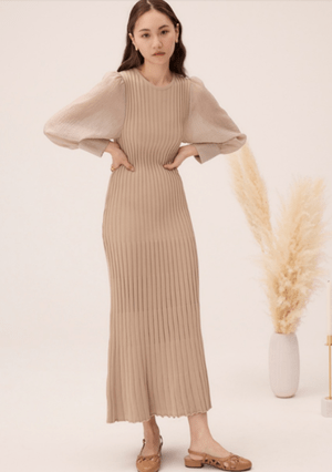 RANDEBOO puff knit dress