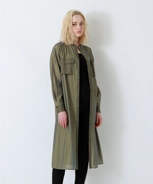 LOVELESS シアーシャンブレーシャツドレス