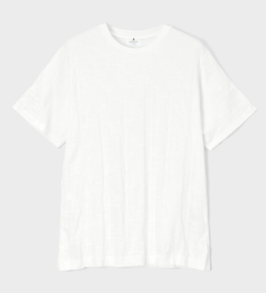 LANVIN en Bleu ダブルJLモノグラム ジャガードTシャツ