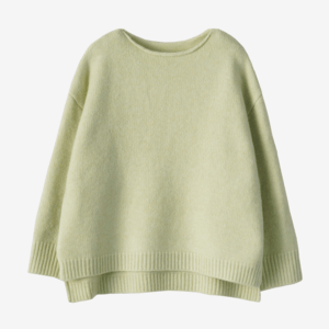 Dolce. サイドスリットプルオーバーニット【mint green】