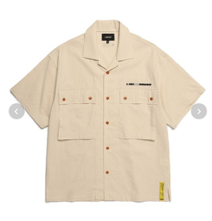 LIBERE LINEN COLLAGE SHIRT