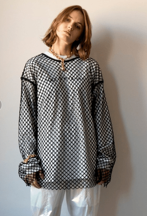 MAISON SPECIAL ビックメッシュトップス