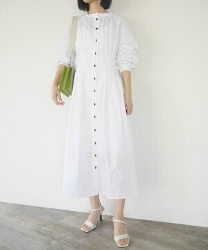 LADYMADE レイヤーフロントウエストタックシャツワンピース