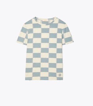 Tory Burch チェッカーボード Tシャツ