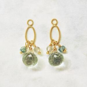 TAKE-UP TAKE-UP ONLINE SHOP/テイクアップ公式オンラインショップ / 【 Palette】K10　グリーンクォーツチャーム( YG)